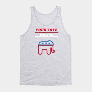 Your Vote Counts Republican Tank Top